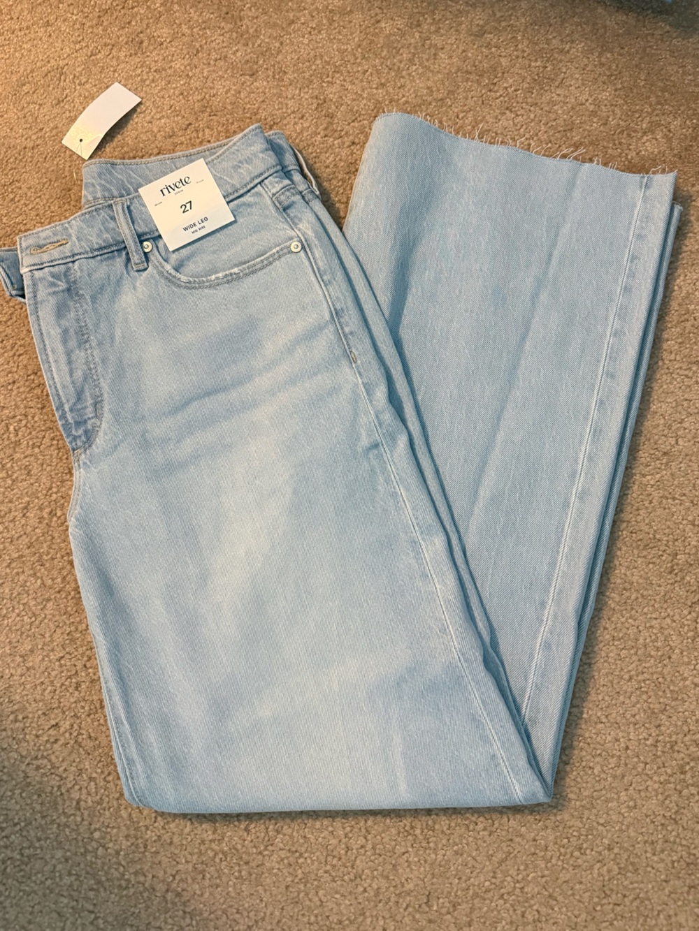 LOFT Light Blue Wide-Leg Women's Jeans